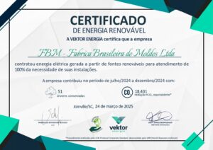 Certificado de Energia Renovável